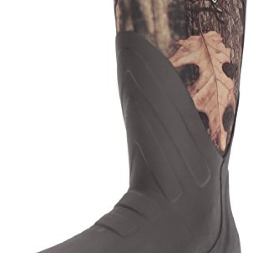 Muck Woody Grit Rubber Mens Work/Hunting Boots, Brown/Mossy Oak, 9...