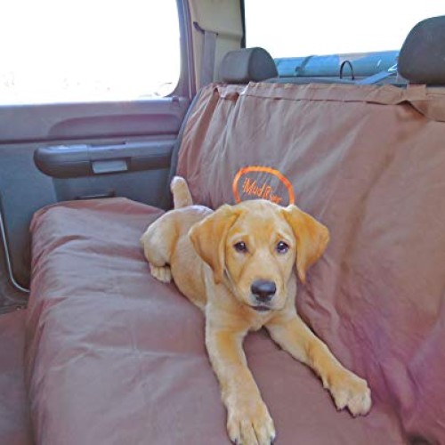 Mud River Brown Two Barrel Double Seat Cover, Brown, X-Large