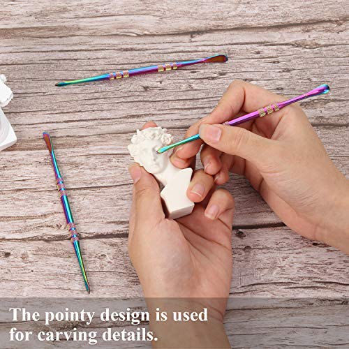 10 Packs Wax Carving Tool Wax Tool Carving Tool Rainbow Stainless ...