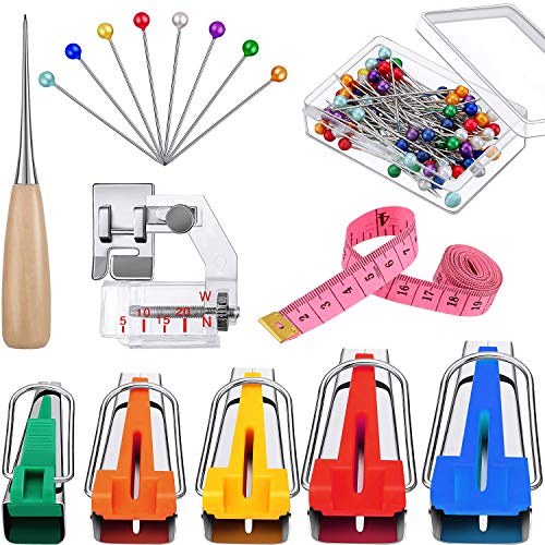 108 Pieces Sewing Bias Tape Makers Kit, Fabric Bias Tape Makers 6m...