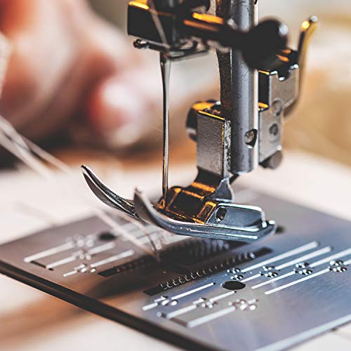 2 Pieces Sewing Machine Presser Foot Straight Stitch Snap On Foot ...