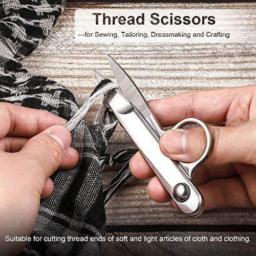 2 Pieces Sewing Scissors Thread Snippers Mini Trimming Nippers Sma...
