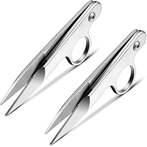 2 Pieces Sewing Scissors Thread Snippers Mini Trimming Nippers Sma...
