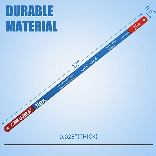 20 Pieces Hacksaw Replacement Blades Metal Cutting Hacksaw Blades ...