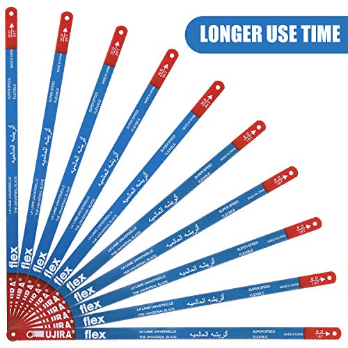 20 Pieces Hacksaw Replacement Blades Metal Cutting Hacksaw Blades ...