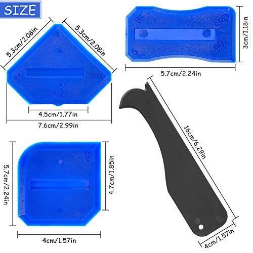 27 Pieces Caulking Finisher Kit, Include 23 Pieces Sealant Caulkin...