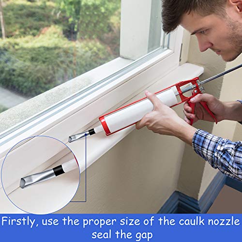 27 Pieces Caulking Finisher Kit, Include 23 Pieces Sealant Caulkin...