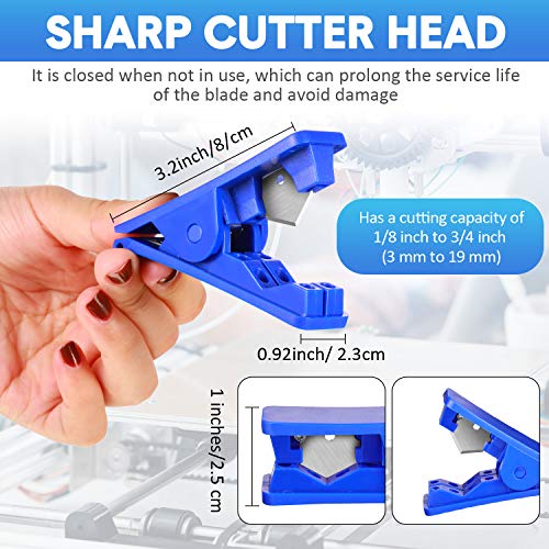 3 Pieces PTFE Tube Cutter Pipe Tube Hose Cutter Pipe Cutter Accura...