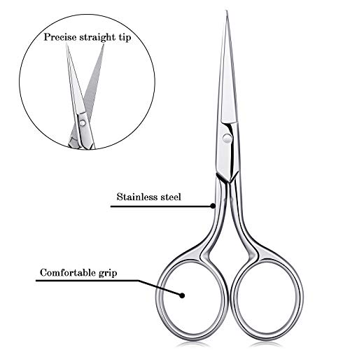 3 Pieces Small Precision Embroidery Scissors Mini Thread Scissors ...
