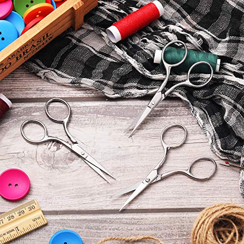 3 Pieces Small Precision Embroidery Scissors Mini Thread Scissors ...