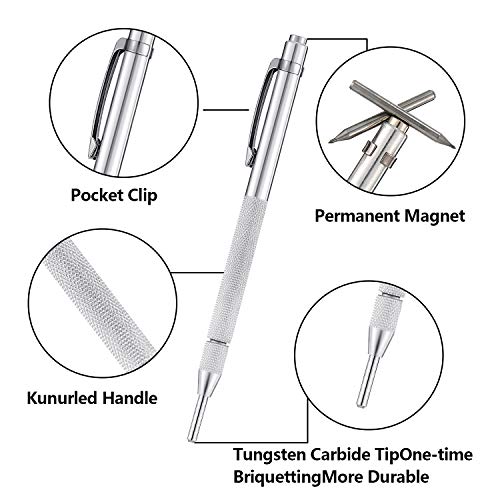 5 Pieces Tungsten Carbide Tip Scriber Aluminium Etching Engraving ...