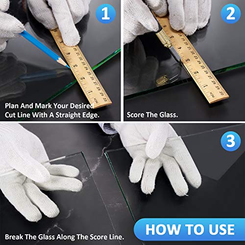 Glass Cutter Tool Mirror Cutting Tool with 2-6 mm, 5-12 mm, 12-20 ...