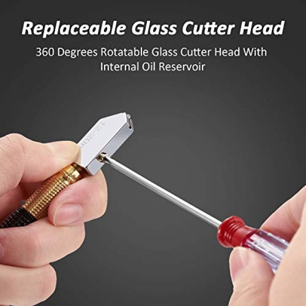 Glass Cutter Tool Mirror Cutting Tool with 2-6 mm, 5-12 mm