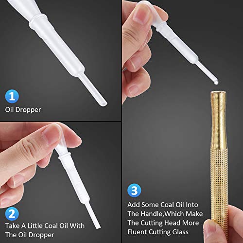 Glass Cutter Tool Mirror Cutting Tool with 2-6 mm, 5-12 mm, 12-20 ...