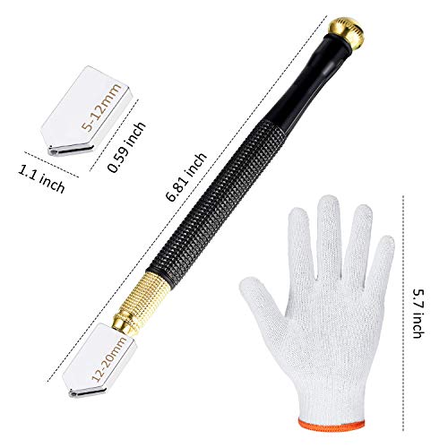 Glass Cutter Tool Mirror Cutting Tool with 2-6 mm, 5-12 mm, 12-20 ...