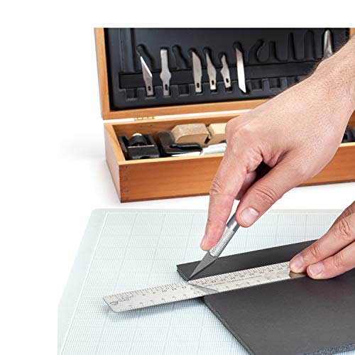 Mudder 15 Packs Hobby Knife Precision Knife Set, Stainless Steel P...