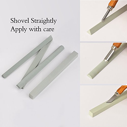 Mudder 17 Pieces Wood Handle Carving Chisels Tools with Whetstones...