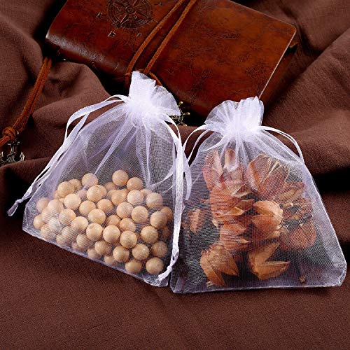 Mudder 50 Pack Organza Gift Bags Wedding Party Favor Bags Jewelry ...