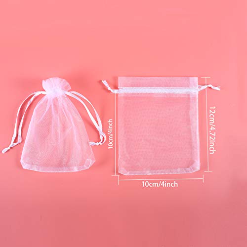 Mudder 50 Pack Organza Gift Bags Wedding Party Favor Bags Jewelry ...