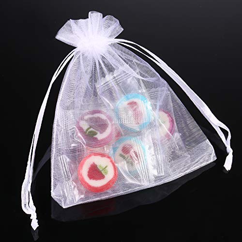 Mudder 50 Pack Organza Gift Bags Wedding Party Favor Bags Jewelry ...