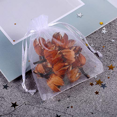 Mudder 50 Pack Organza Gift Bags Wedding Party Favor Bags Jewelry ...