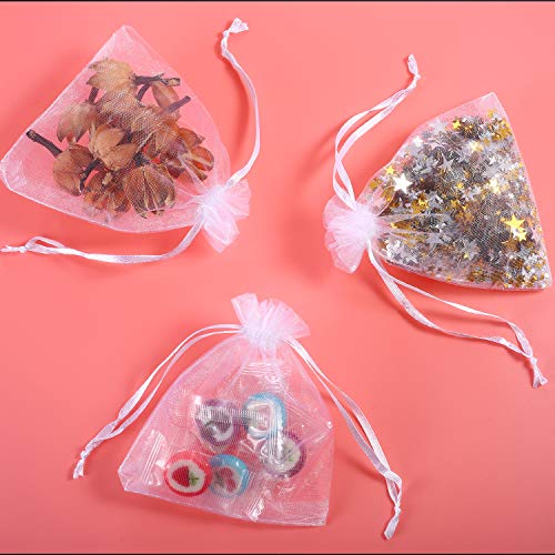 Mudder 50 Pack Organza Gift Bags Wedding Party Favor Bags Jewelry ...