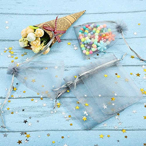 Mudder 50 Pack Organza Gift Bags Wedding Party Favor Bags Jewelry ...