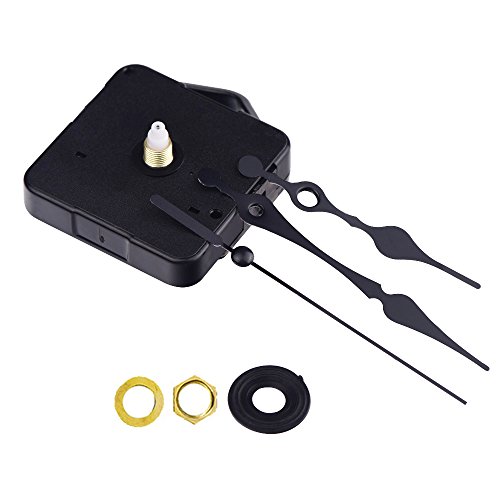 Mudder Quartz Clock Movements Mechanism Parts, 3/25 Inch Maximum D...