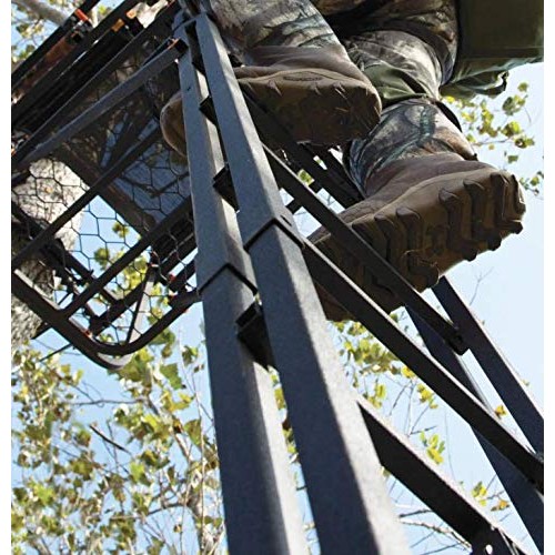 Muddy Mls1550 Skybox Deluxe Ladder Stand, 20, Double Rail Ladder