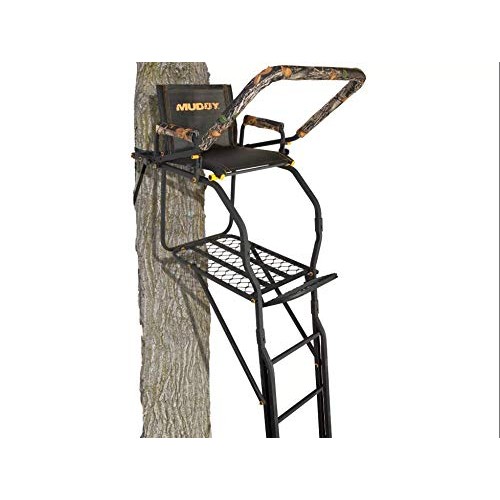 Muddy Mls1550 Skybox Deluxe Ladder Stand, 20, Double Rail Ladder