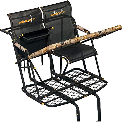 Muddy MLS2800 Rebel 2.5 Tree Stand 17 Ladder Stand, Lumbar Style ...