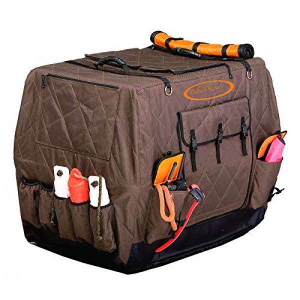 Mud River Dixie Kennel Cover, Brown, Medium