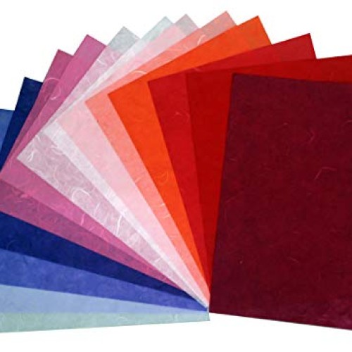 40 Sheets Mulberry Paper Sheet Design Craft Hand Made Art Tissue J...