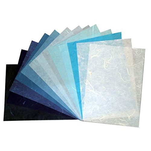 40 Sheets Mulberry Paper Sheet Design Craft Hand Made Art Tissue J...
