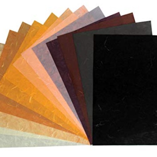 40 Sheets Mulberry Paper Sheet Design Craft Hand Made Art Tissue J...
