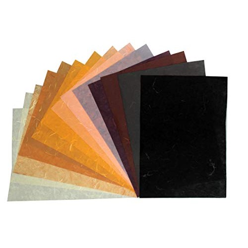 40 Sheets Mulberry Paper Sheet Design Craft Hand Made Art Tissue J...