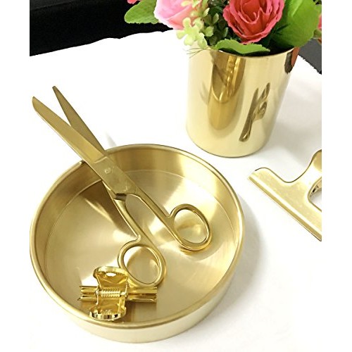 MultiBey Scissors Straight Recycled Stainless Steel 7 Copper Gold...