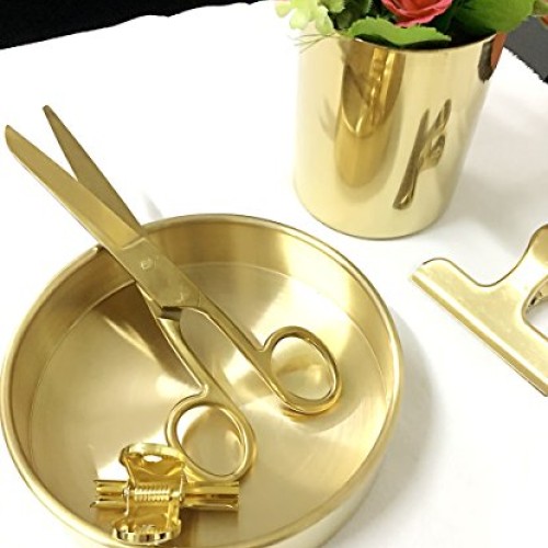 MultiBey Scissors Straight Recycled Stainless Steel 7 Copper Gold...