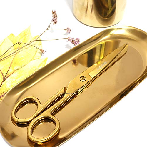 MultiBey Scissors Straight Recycled Stainless Steel 7 Copper Gold...