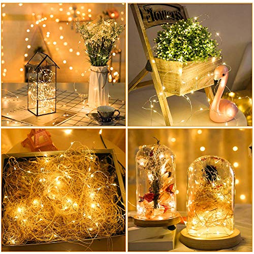 MUMUXI 16 Pack Fairy Lights Battery Operated Included 10ft 30 LE...
