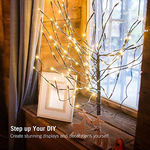 MUMUXI 16 Pack Fairy Lights Battery Operated Included 10ft 30 LE...