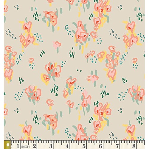 Bright Colors Floral Quilt Bundle | Pink Green White Summer Fat Qu...