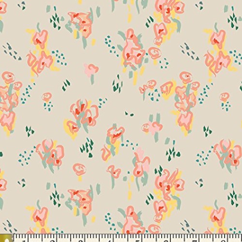 Bright Colors Floral Quilt Bundle | Pink Green White Summer Fat Qu...