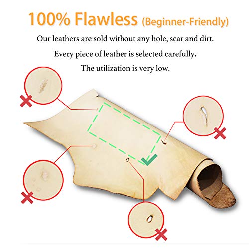 Muse Craft Flawless 12X24 Vegetable Tanned Leather 5-6oz Precu...