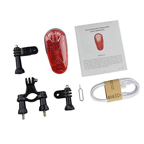 GPS Tracker for Bicycles Motorcycles Small Vehicles Anti Theft Ala...