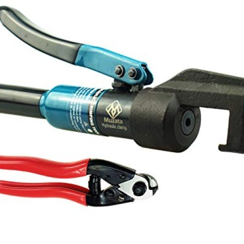 Muzata Custom Hydraulic Hand Crimper Tool for Stainless Steel Cabl...