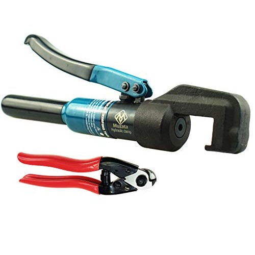 Muzata Custom Hydraulic Hand Crimper Tool for Stainless Steel Cabl...