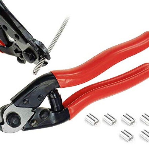 Muzata Steel Wire Cutter for both soft and hard steel cable or wir...
