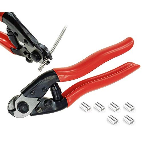 Muzata Steel Wire Cutter for both soft and hard steel cable or wir...