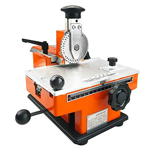 Manual Nameplate Metal Label Stamping Printer Machine Marking Mach...